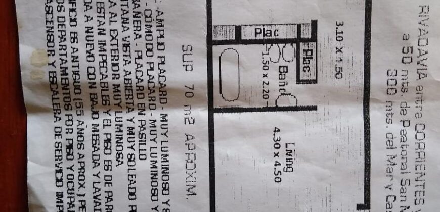 Rivadavia  2349 , Centro de Mar del Plata ,EXCELENTE UBICACION !!